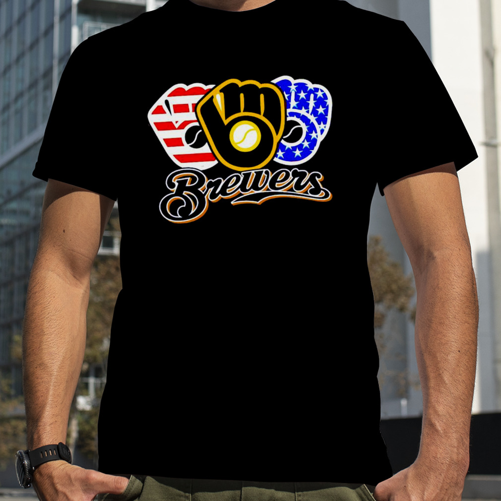 brewers American flag 4th of July shirt