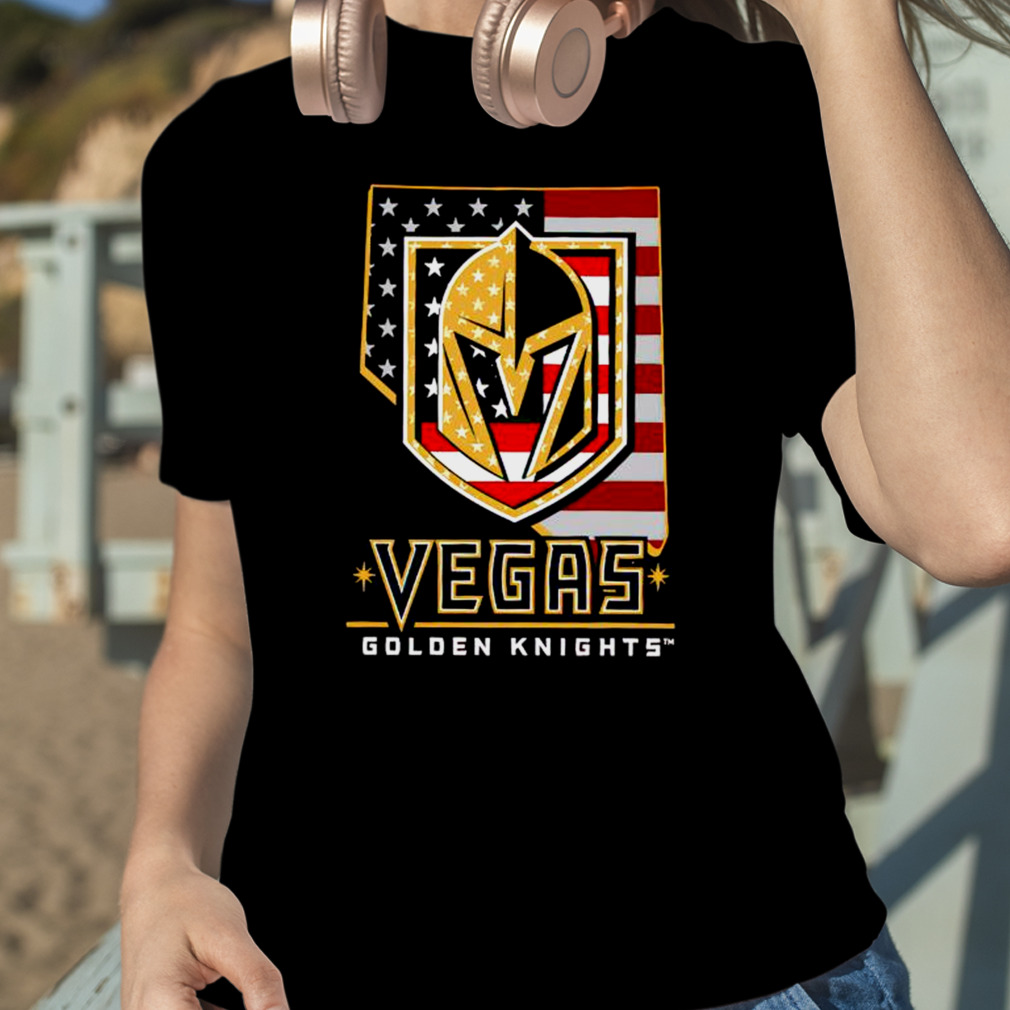 Vegas Golden Knights American Flag 4th Of July Shirt