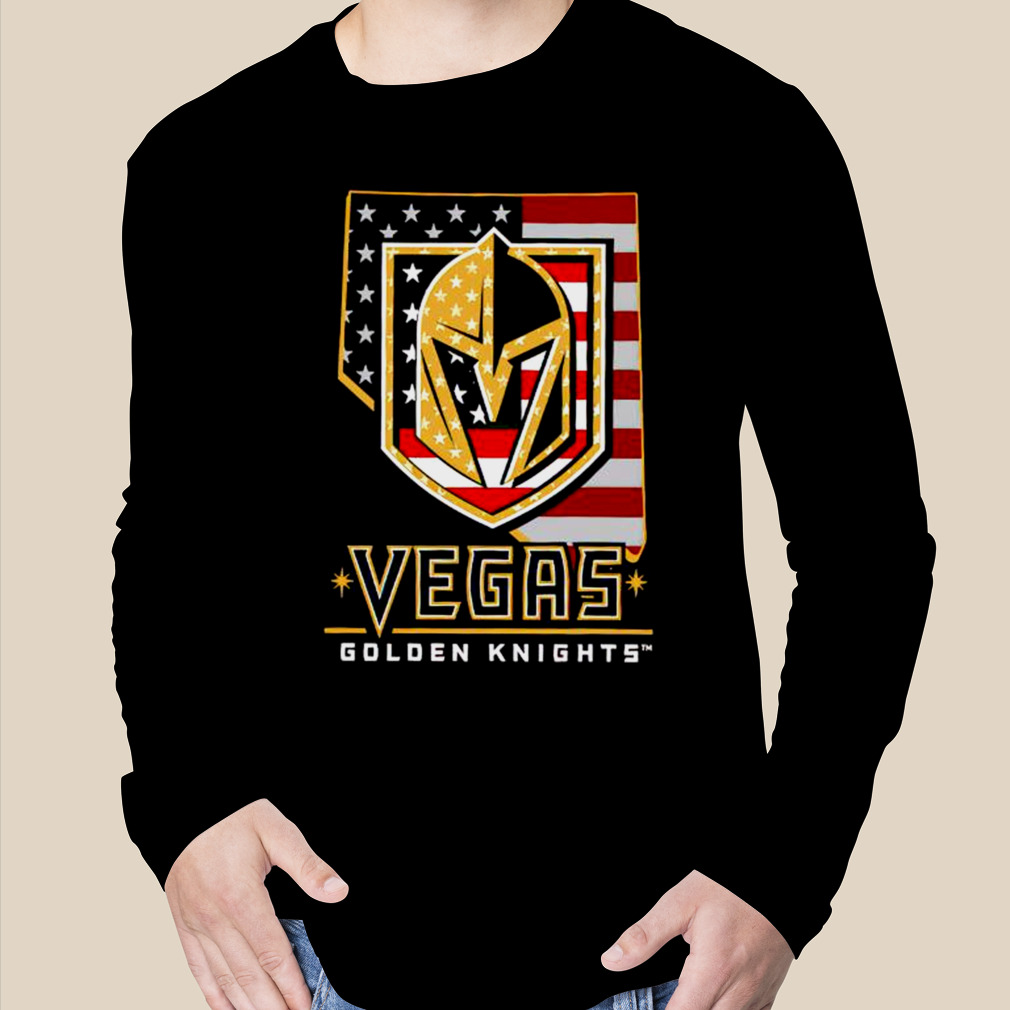 Vegas Golden Knights American Flag 4th Of July Shirt