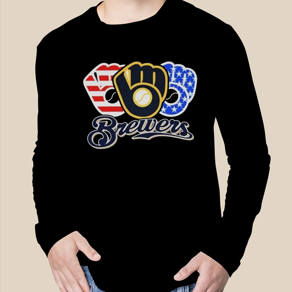 Official Logo Milwaukee brewers 4th of july 2023 shirt, hoodie