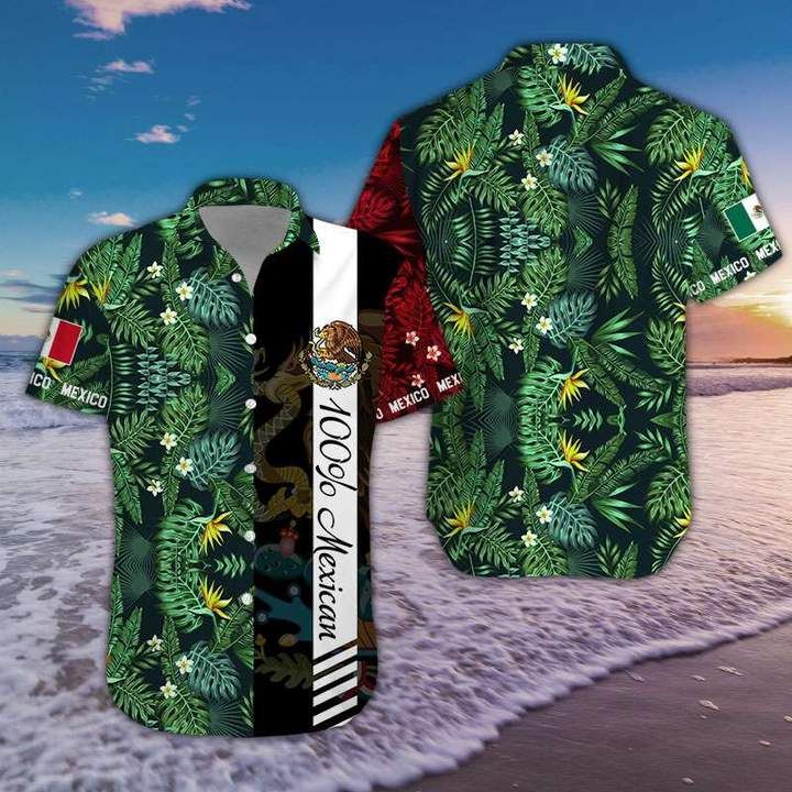 100 Mexican Hawaiian Shirt