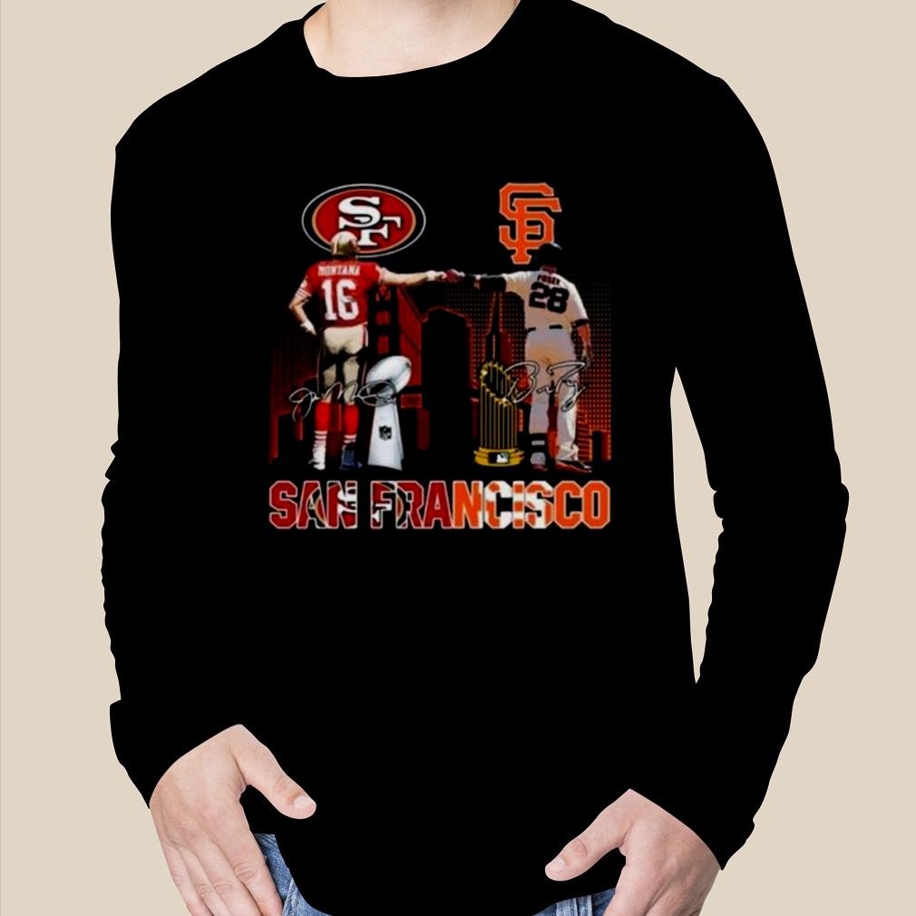 2023 San Francisco Giants And San Francisco 49ers Champion Signatures Shirt  - Bring Your Ideas, Thoughts And Imaginations Into Reality Today