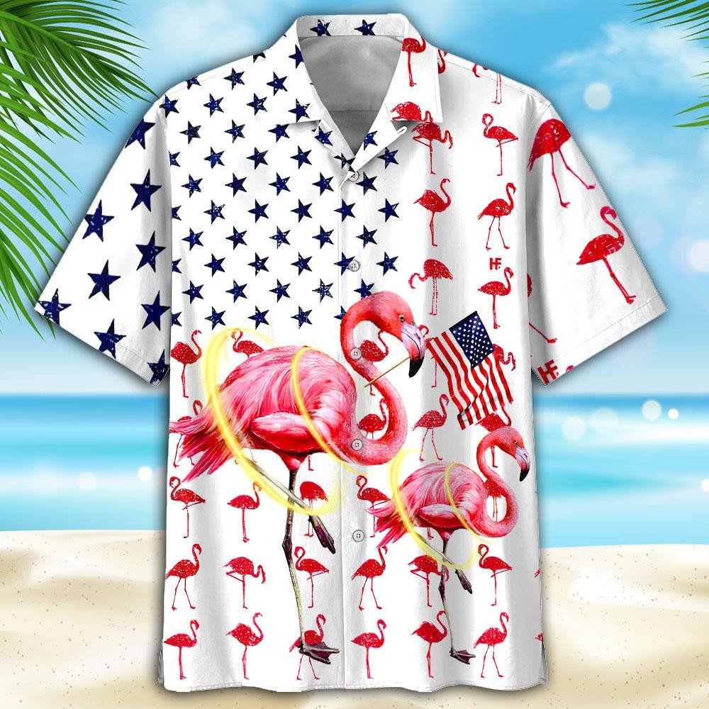Flamingo Hawaiian Shirt  Unisex  Adult  Hw7230