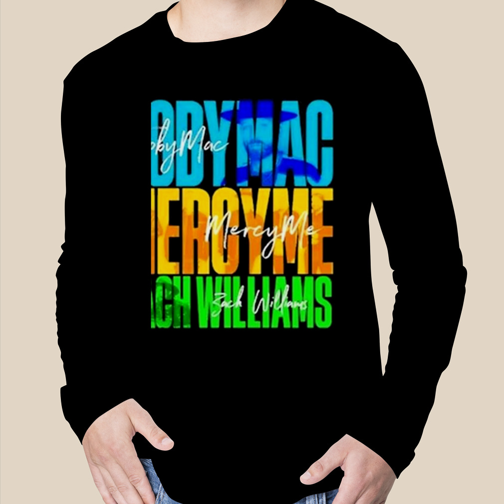 TobyMac MercyMe and Zach Williams 2023 Tour Shirt