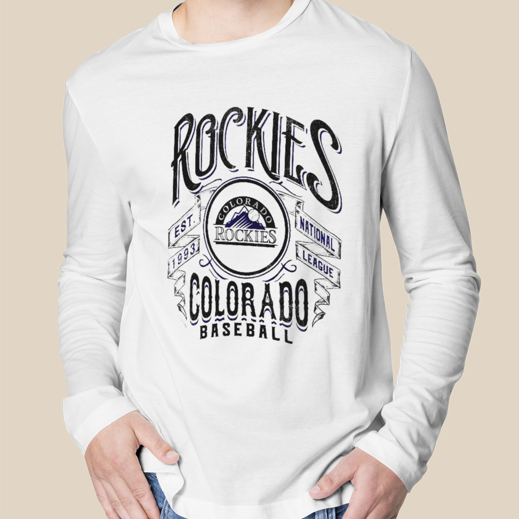 Colorado Rockies Collection Distressed Rock T-Shirt, hoodie