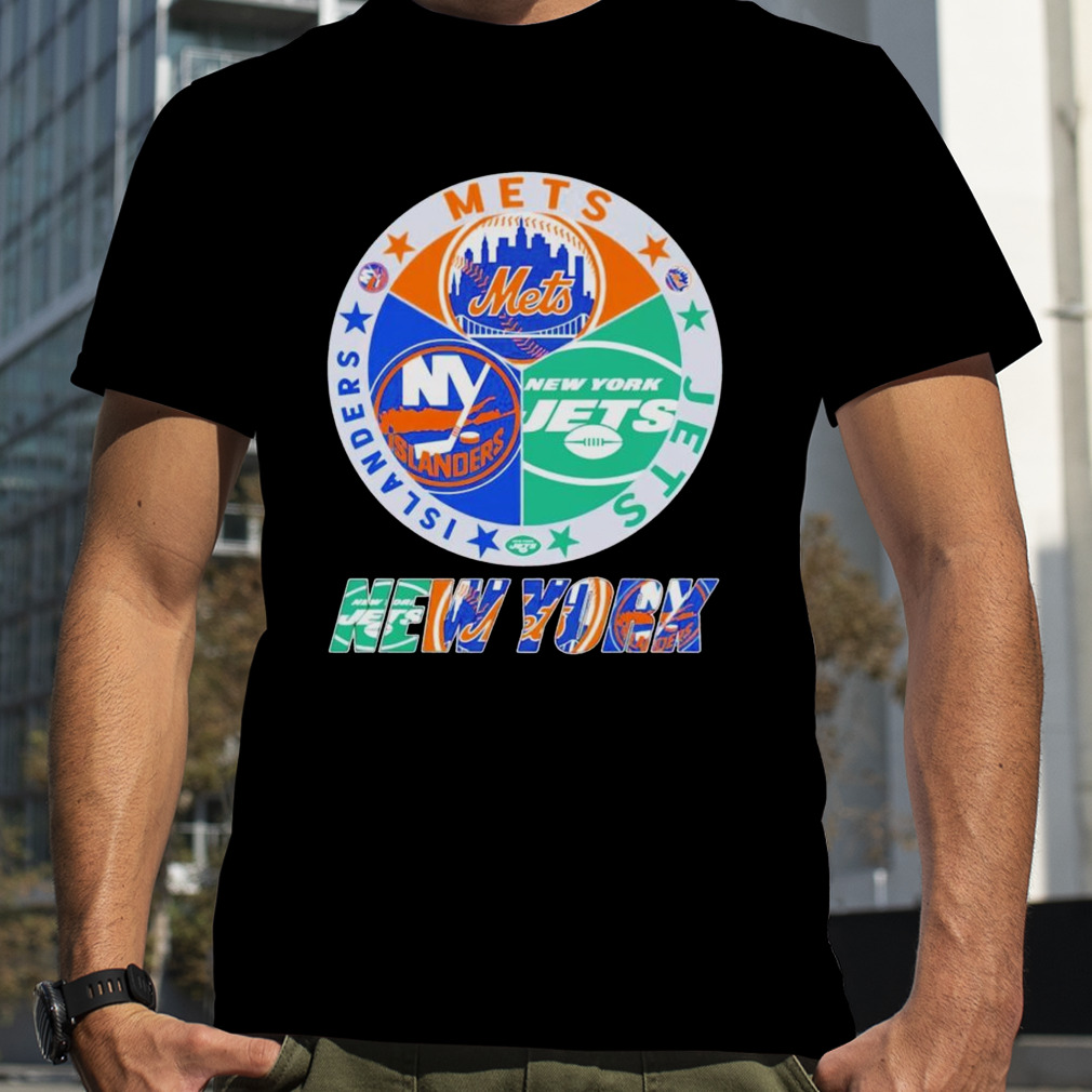 Nice new york mets jets islanders Logo shirt, by Zonteeus