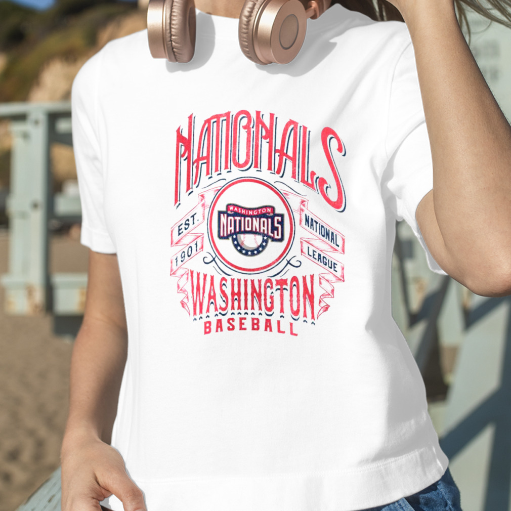 Official washington Nationals Rucker Collection Distressed Rock T