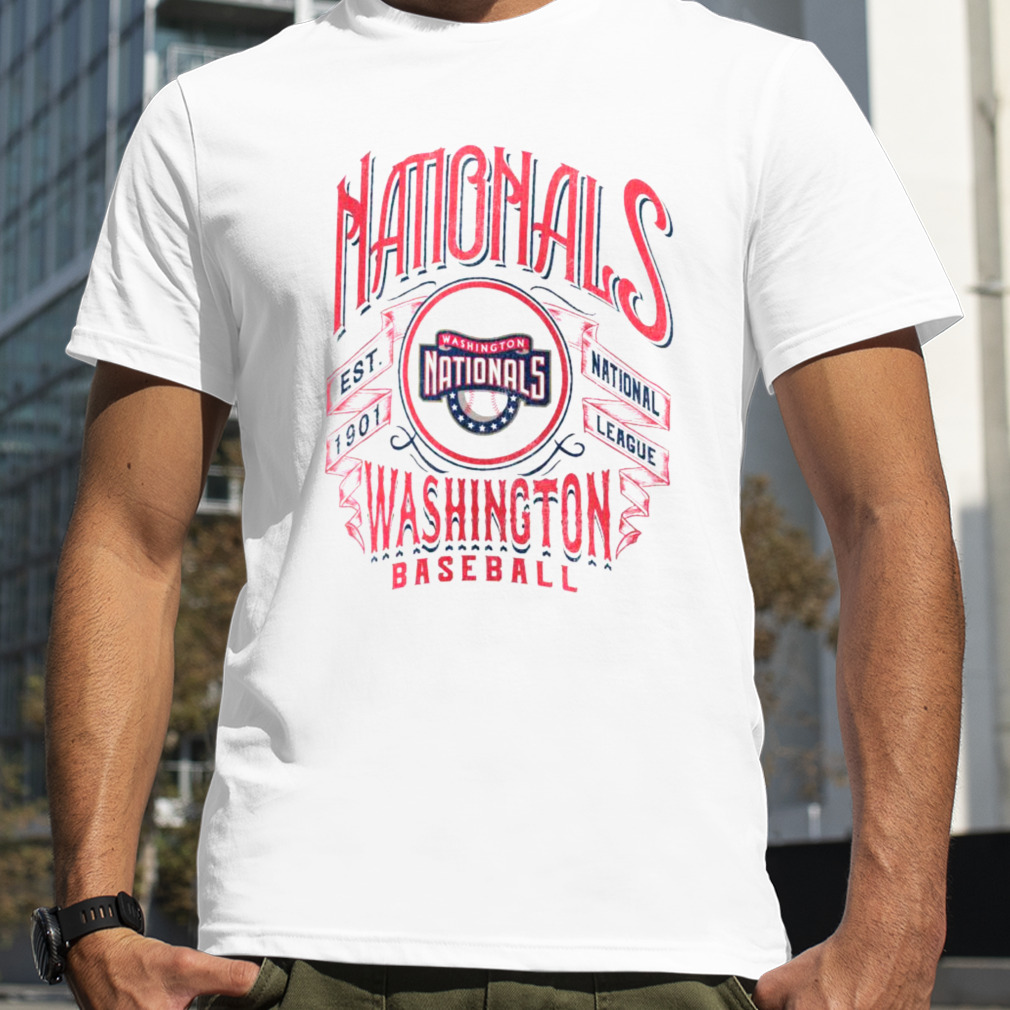 Washington Nationals baseball est. 1901 national league logo shirt