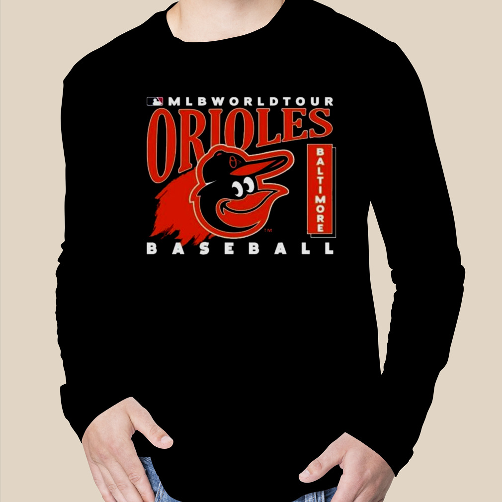 MLB World Tour Baltimore Orioles logo T-shirt, hoodie, sweater