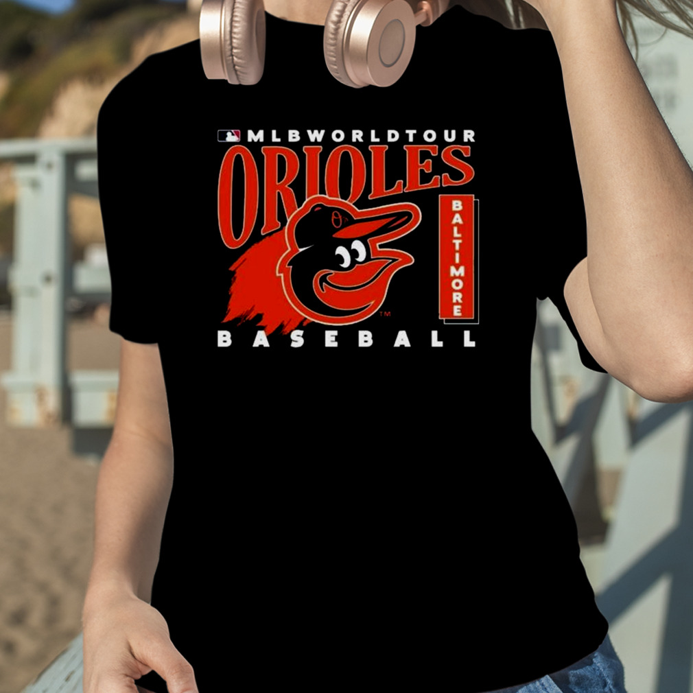 MLB World Tour Baltimore Orioles logo T-shirt, hoodie, sweater