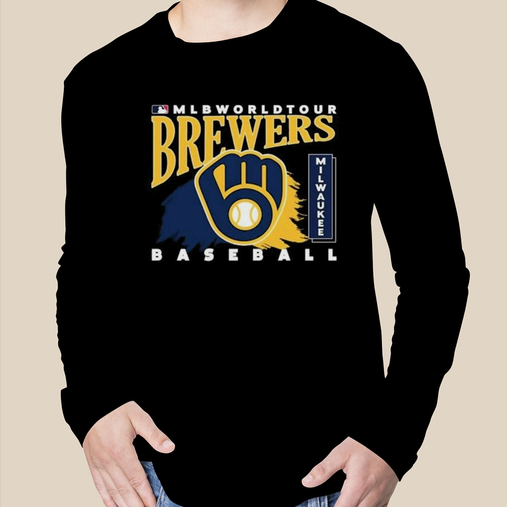 MLB World Tour Milwaukee Brewers baseball logo 2023 shirt, hoodie, sweater, long  sleeve and tank top