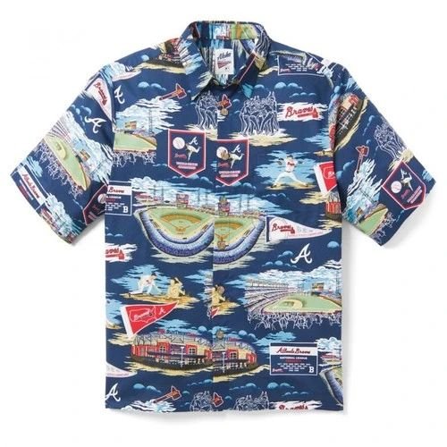 Atlanta Braves Tommy Bahama Aloha America T-Shirt