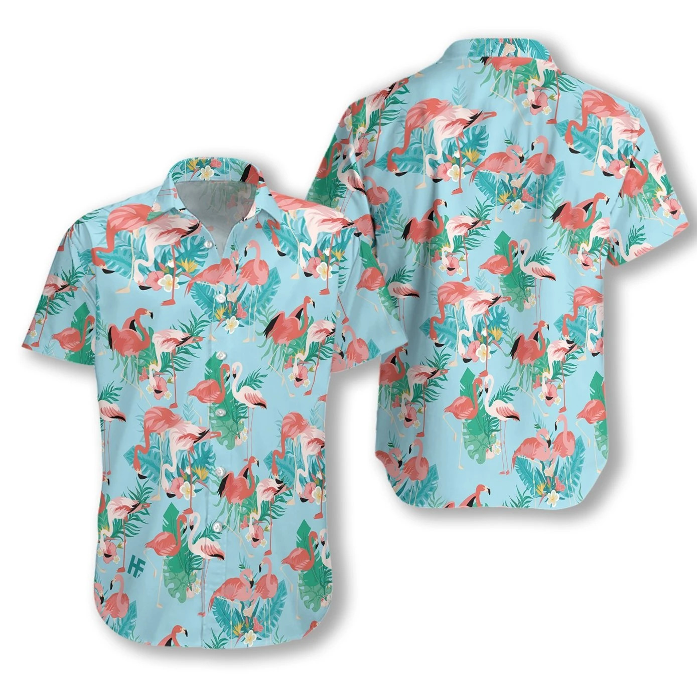 Flamingo Hawaiian Shirt  Unisex  Adult  Hw7025