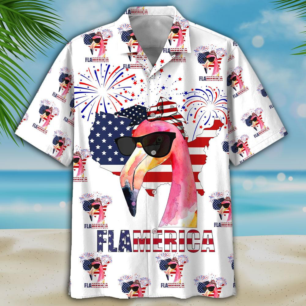 Flamingo Hawaiian Shirt  Unisex  Adult  Hw7229