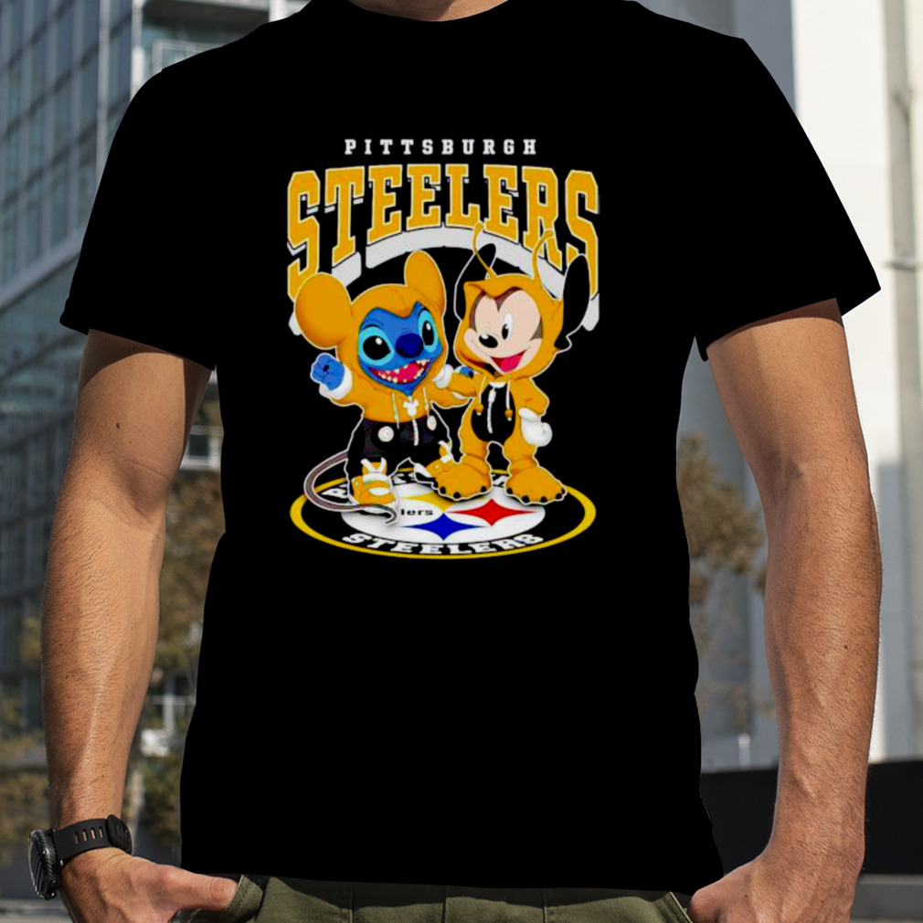 Pittsburgh Steelers Baseball Stitch And Mickey Shirt