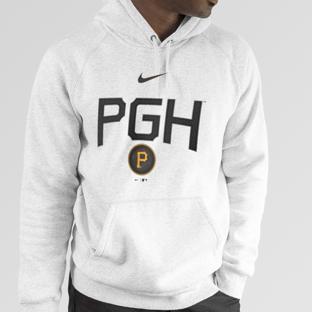 Nike Black Pittsburgh Pirates 2023 City Connect Short Sleeve Pullover  Hoodie for Men