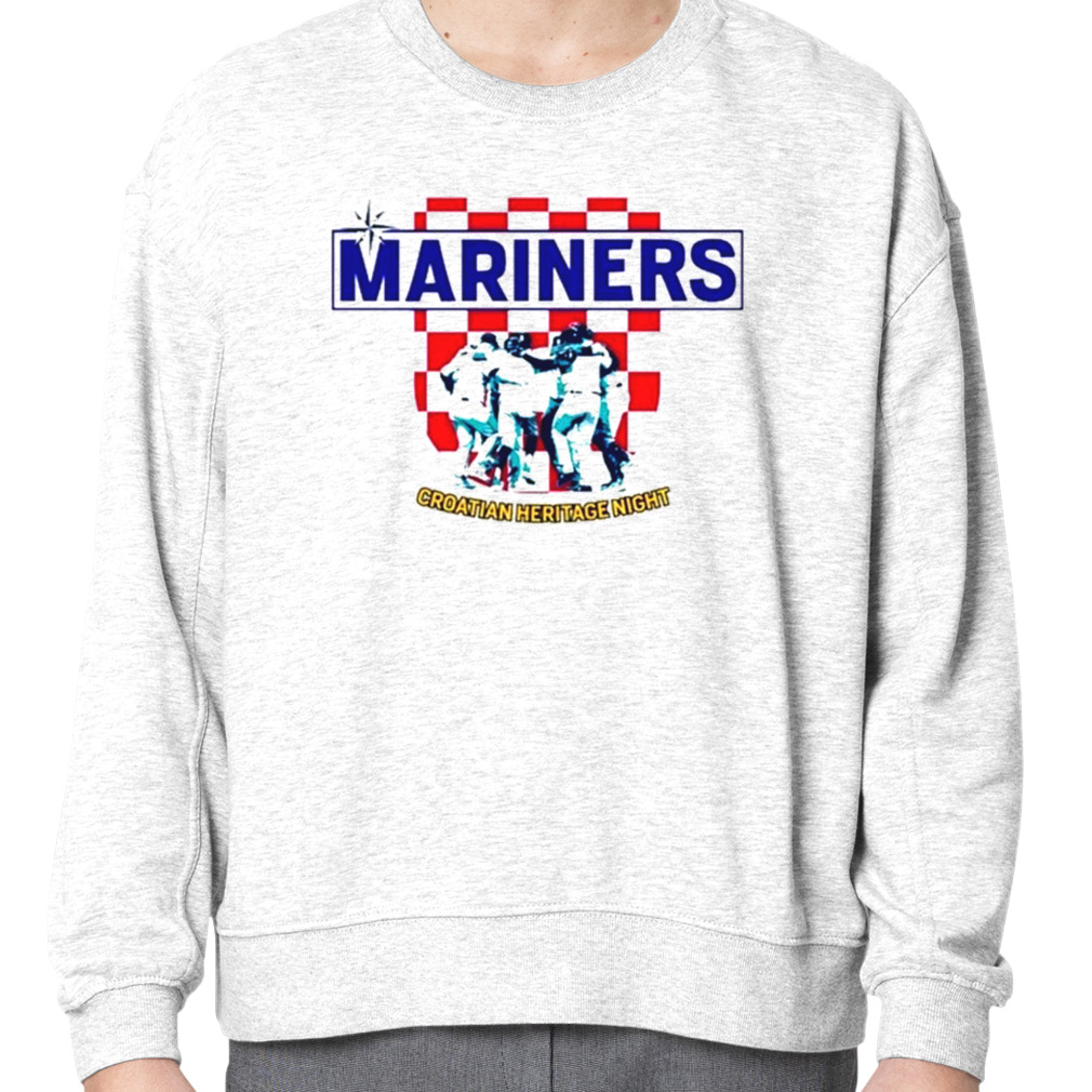 2023 Seattle Mariners Croatian Heritage Night T-Shirt