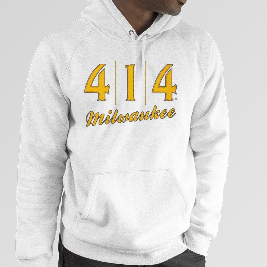 414 Milwaukee Baseball Stitch Graphic Shirt