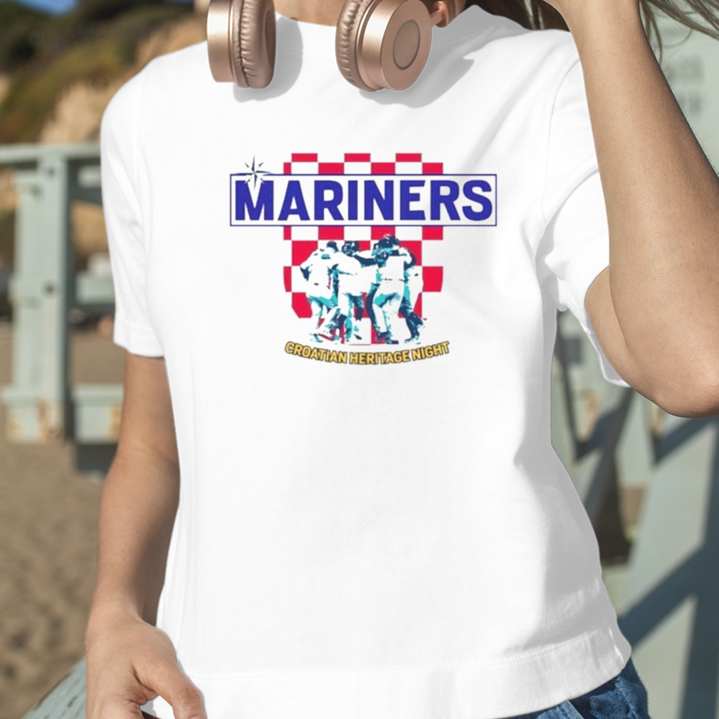 Seattle Mariners Croatian Heritage Day 2023 T Shirt - Limotees