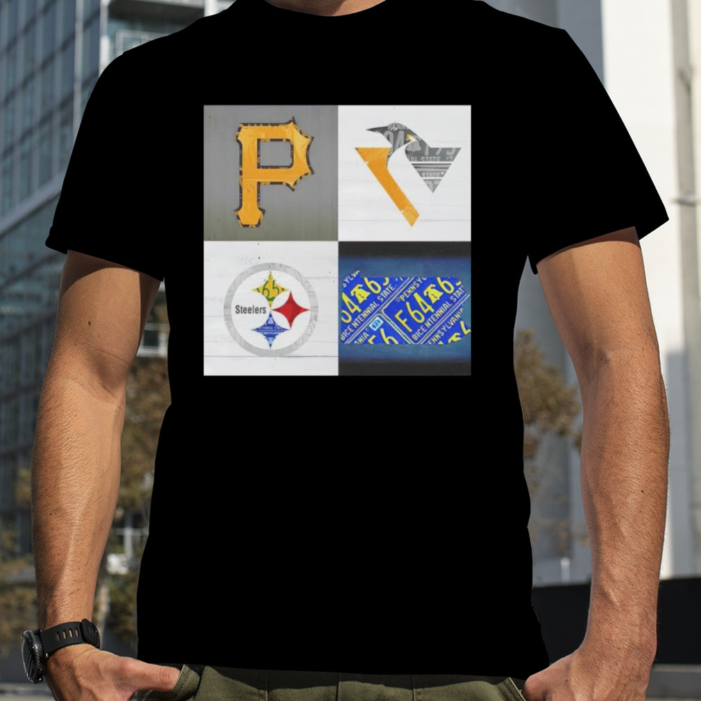 Pittsburgh Sports Team Logo Art Plus Pennsylvania Map Pirates