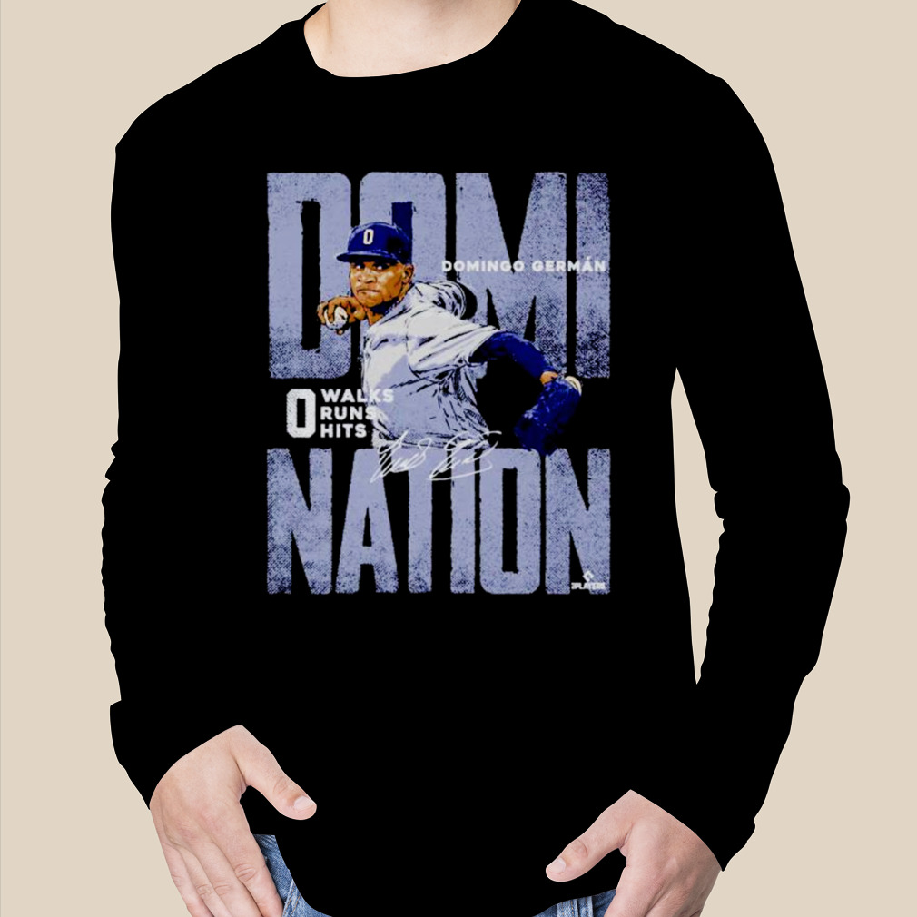 Funny new York Yankees Domingo German walks runs hits signature shirt,  hoodie, sweater, long sleeve and tank top