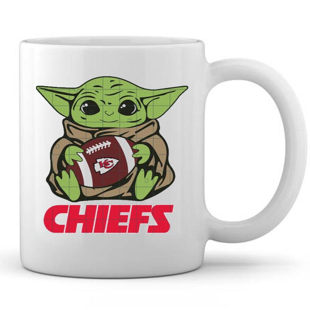 Baby Yoda Kansas Chiefs Kids Tee - ZANIAZ