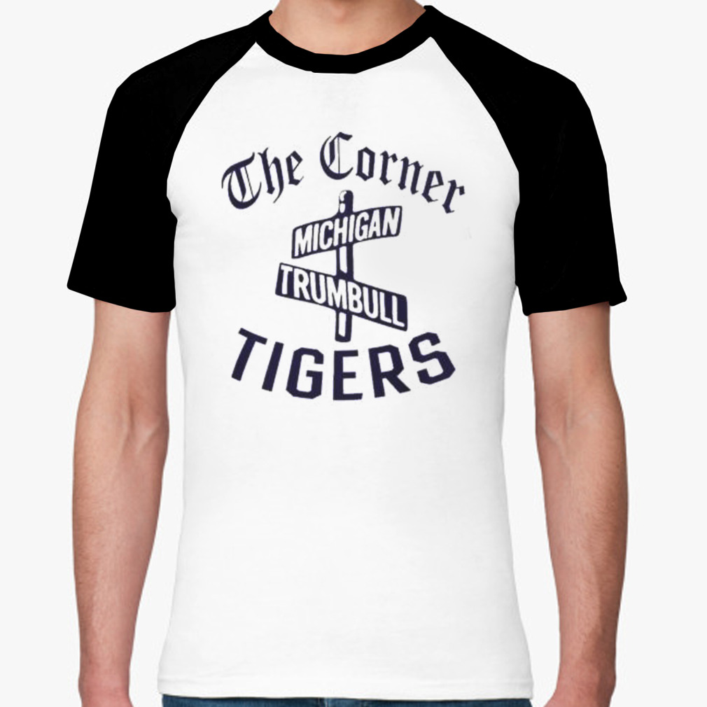 Detroit Tigers Homage The Corner Michigan Trumbull Tri-Blend Shirt