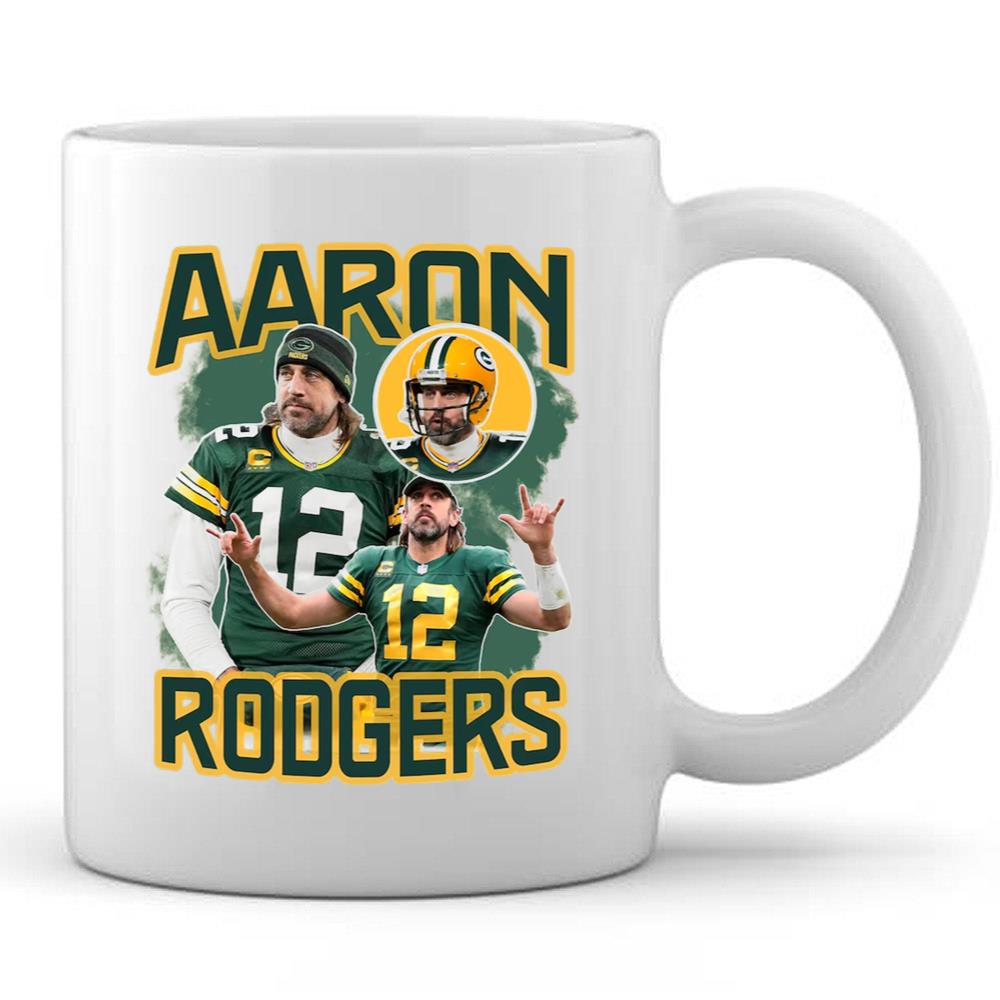 Green Bay Packers Aaron Rodgers 12 3D Custom Name Hawaiian Shirt