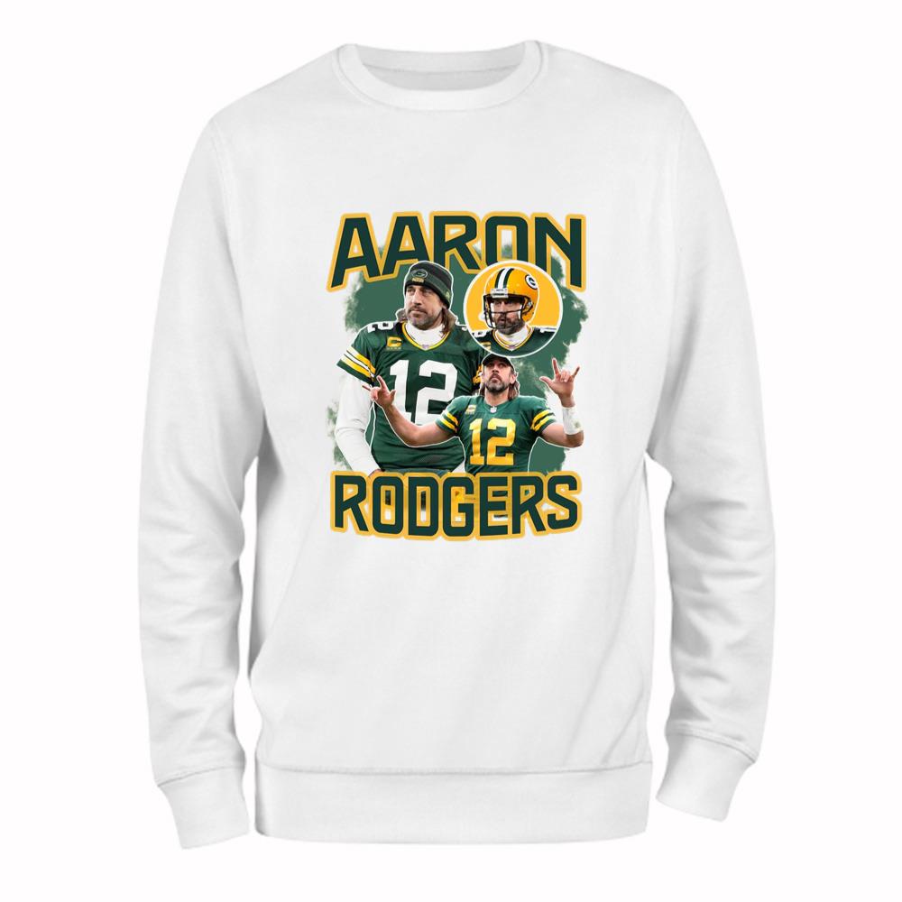 Green Bay Packers Aaron Rodgers 12 3D Custom Name Hawaiian Shirt