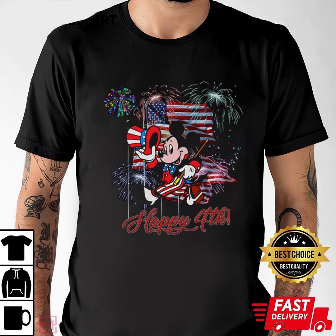 mickey mouse flag shirt