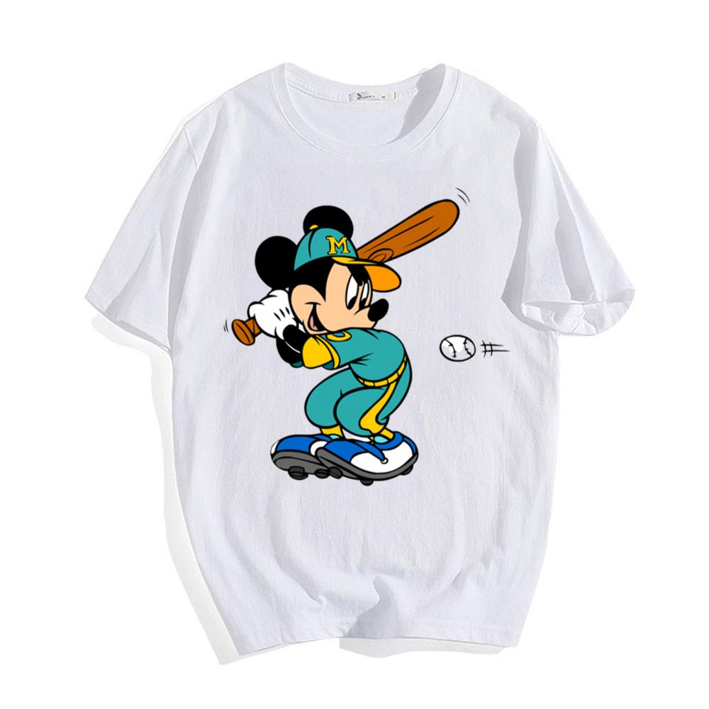 Oakland Athletics Mickey Mouse Full Print 3D Hoodie - T-shirts Low