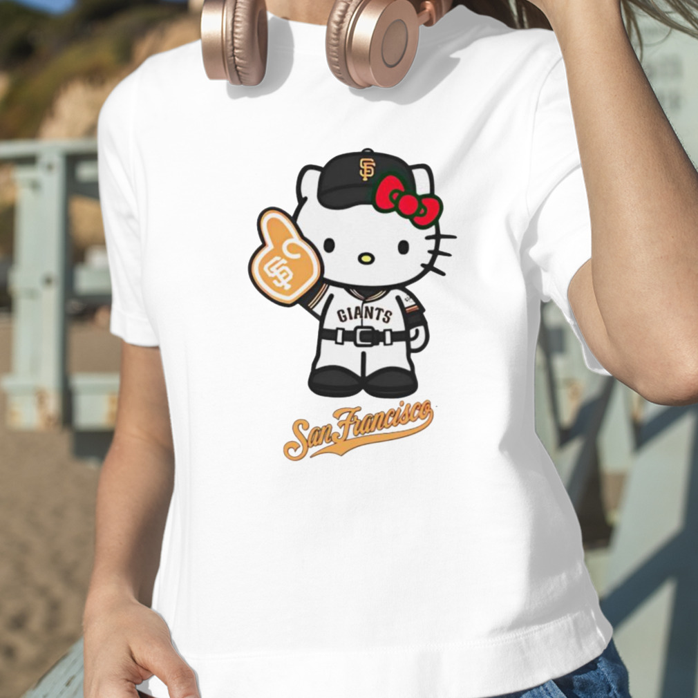 Official Logo Sf Giants Hello Kitty t-shirt, hoodie, longsleeve