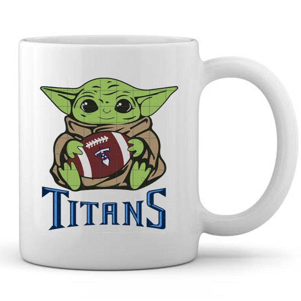 Baby Yoda NFL Titans Star Wars T-Shirt