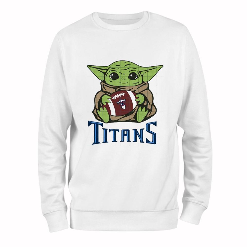 Baby Yoda NFL Titans Star Wars T-Shirt