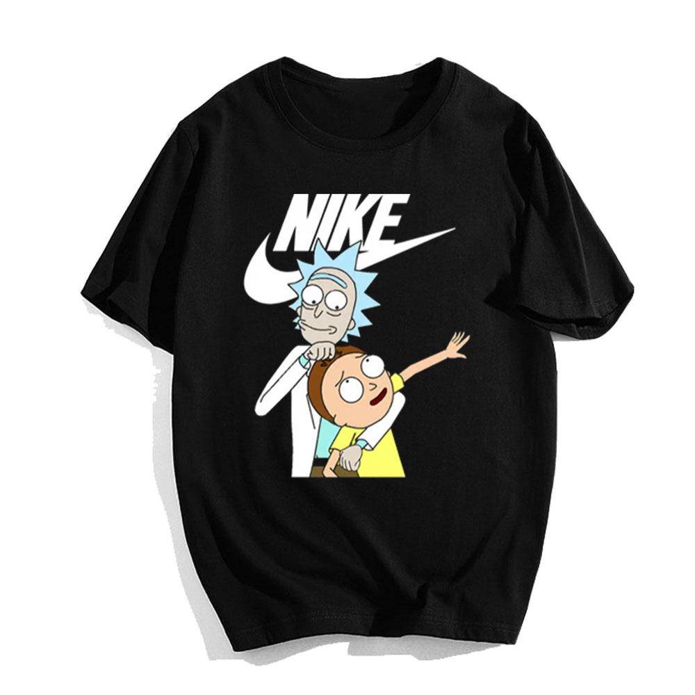 Rick and morty nike 2024 shirt