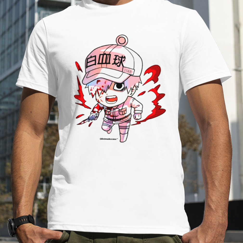 Cells At Work Chibi White Blood Cell Hataraku Saibou shirt - Limotees