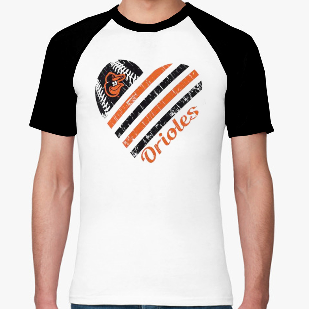 Baltimore Orioles G III 4Her by Carl Banks White Heart T Shirt - Bring Your  Ideas, Thoughts And Imaginations Into Reality Today