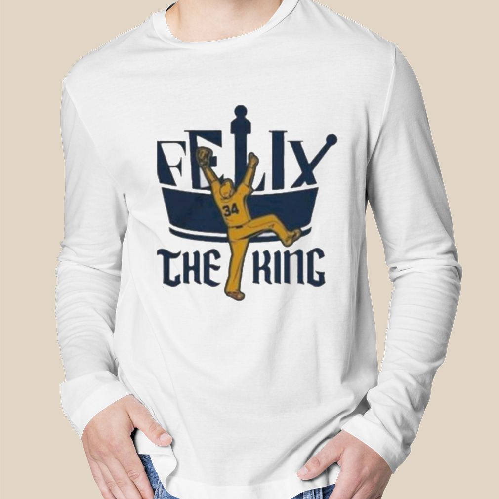 Felix Hernández Seattle Mariners Flix The King Shirt - Bring Your Ideas,  Thoughts And Imaginations Into Reality Today