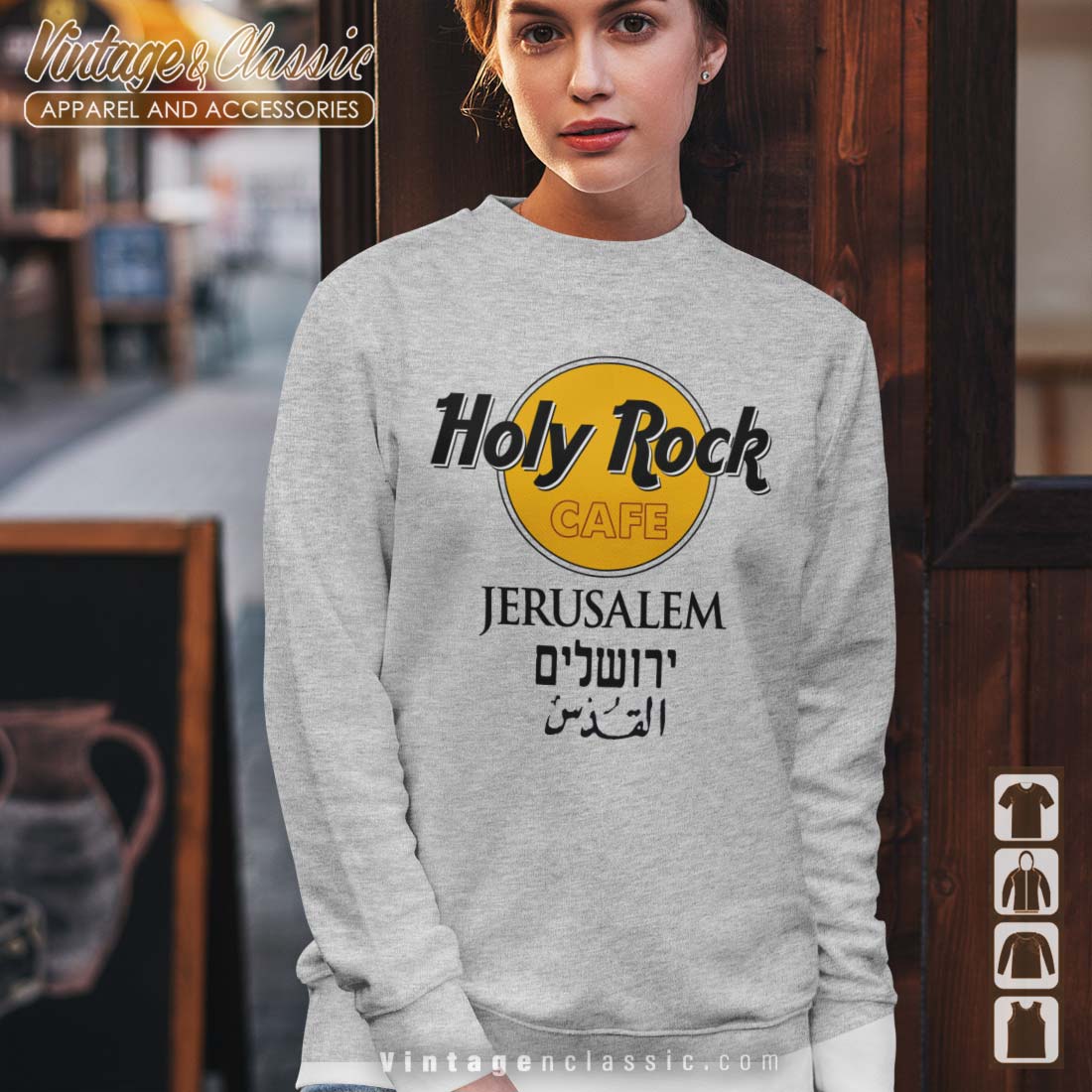 Hard Rock Cafe Jerusalem Shirt - High-Quality Printed Brand