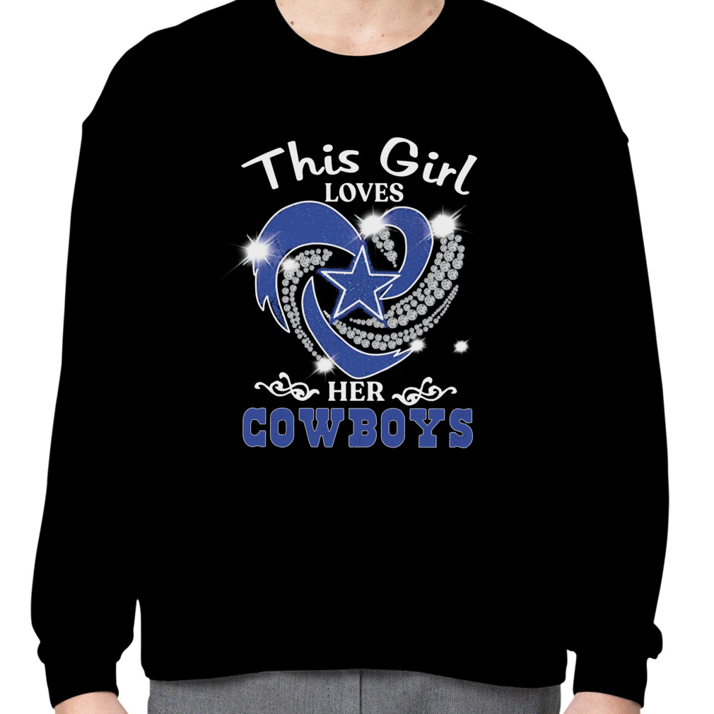 This Girl Loves Her Cowboys T Shirt - Growkoc