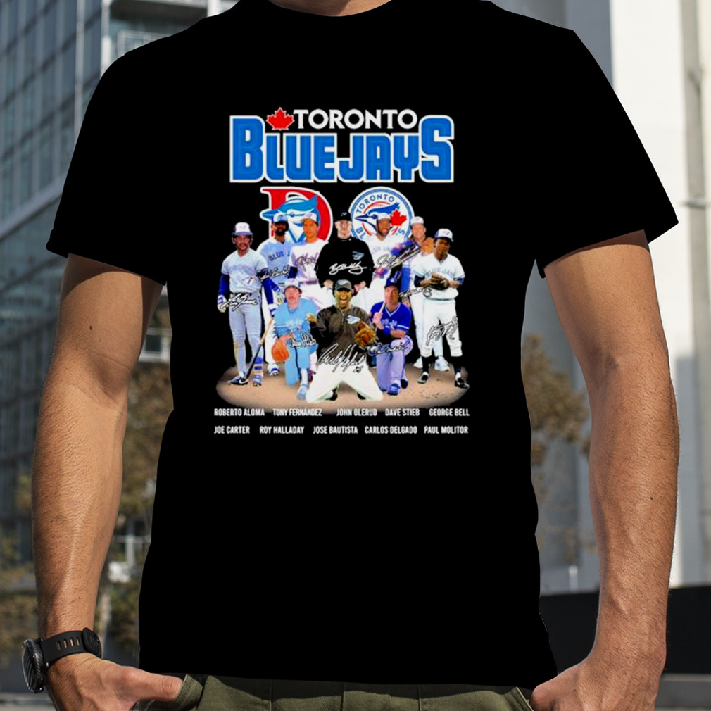 Toronto Blue Jays world series champions legends signatures shirt