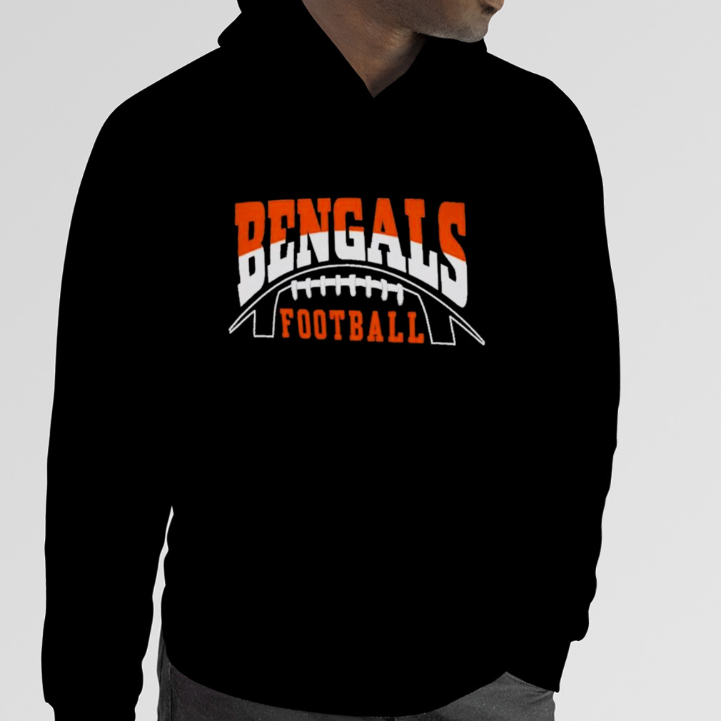 Mitchell & Ness Youth Cincinnati Bengals Wordmark Black Pullover Hoodie