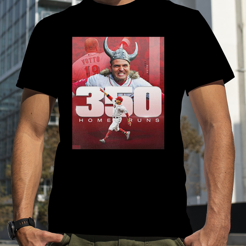 Congrats To Joey Votto On 350 Bangs-350 Home Runs Cincinnati Reds T-Shirt