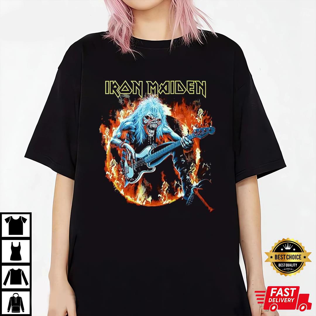 Iron Maiden Fear Live Flames T-Shirt