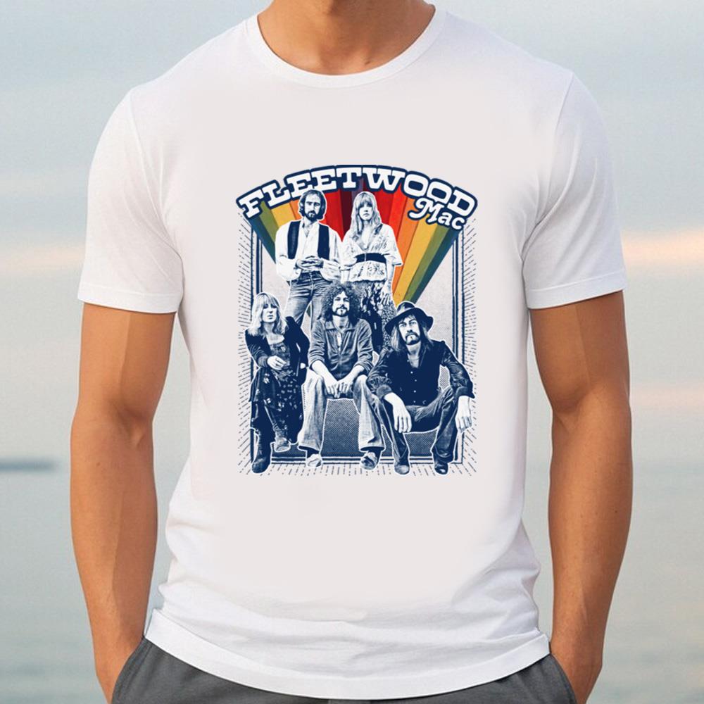 Fleetwood Mac Retro Aesthetic Design T-Shirt