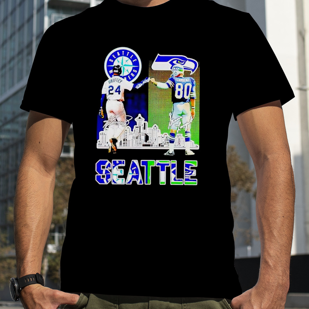 Hersmiles.co on X: Ken Griffey Jr And Steve Largent Seattle City  Signatures Shirt Get it here:  This is the Official Ken  Griffey Jr And Steve Largent Seattle City Signatures Shirt hoodie