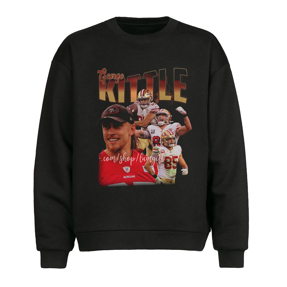 San Francisco 49ers George Kittle Signature 3D Hoodie All Over Printed -  T-shirts Low Price