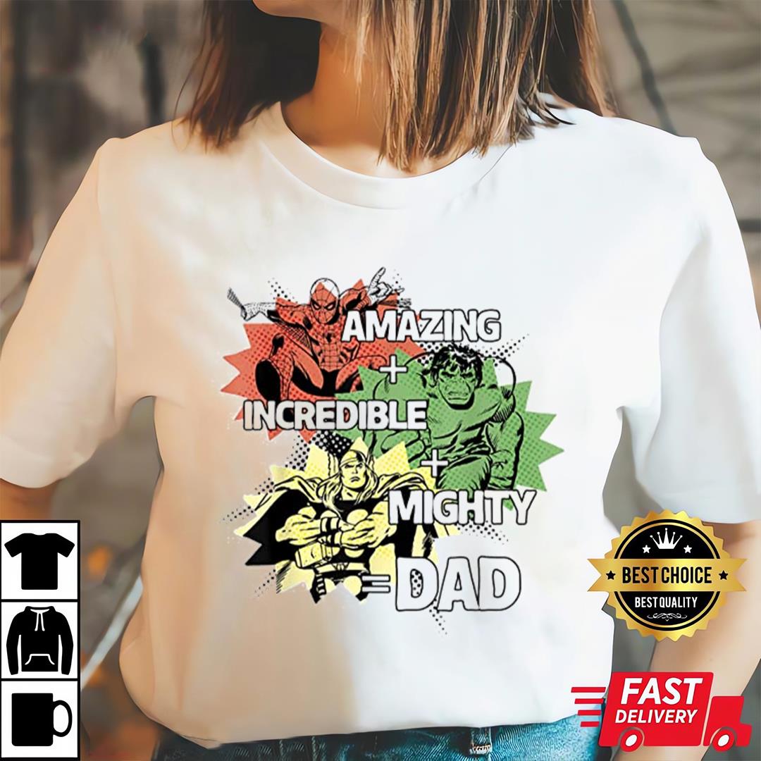 Fathers day sales avengers shirt