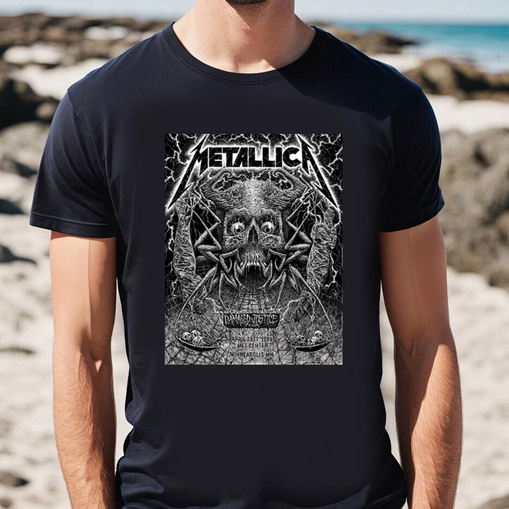 damaged justice tour shirt