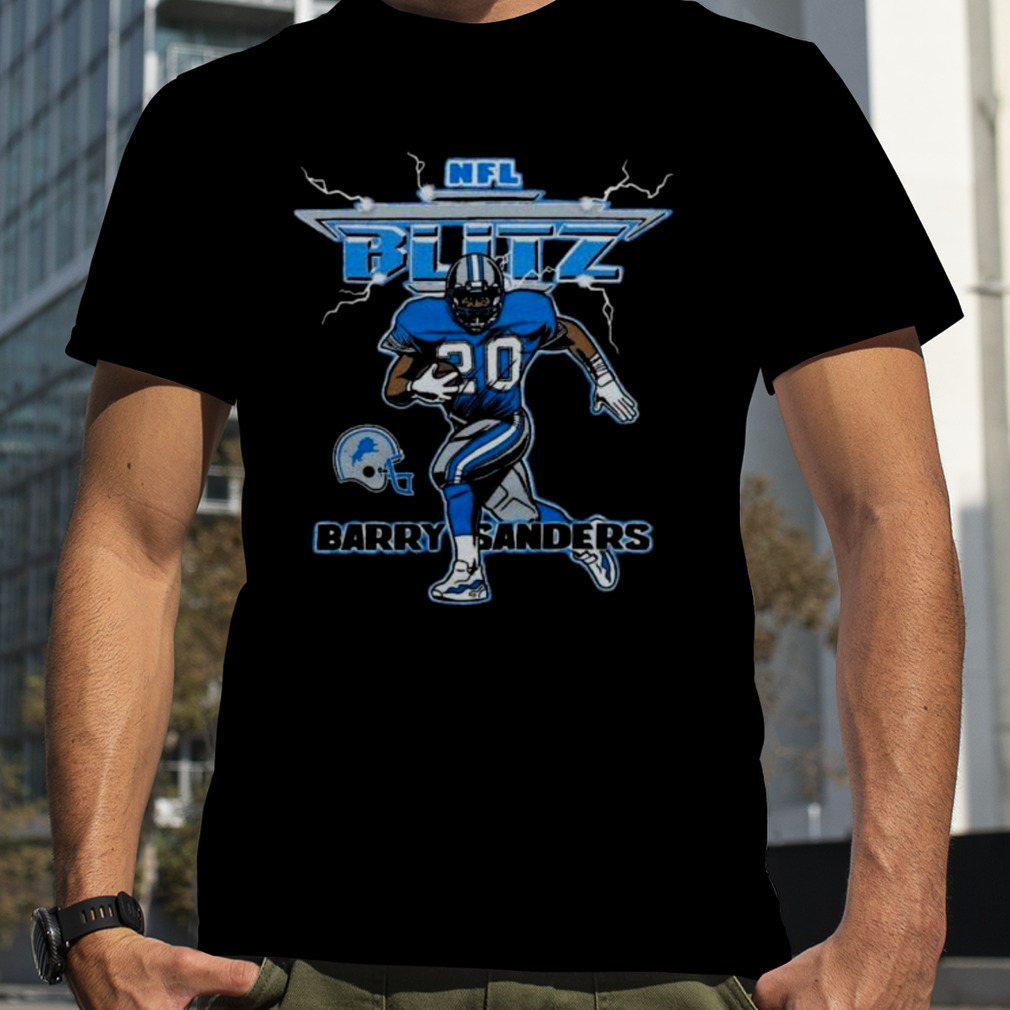 Nfl Blitz Lions Barry Sanders Shirt - Shibtee Clothing